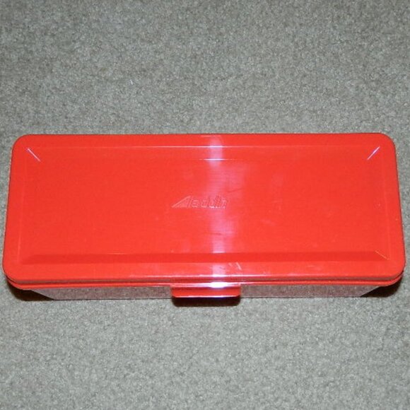 Vintage ALADDIN Picnic Set Red Plaid Thermos Lunch Box - Picture 13 of 14